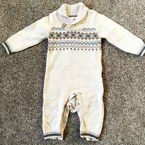 Koala Baby Knit baby one piece romper. 0-3 months.